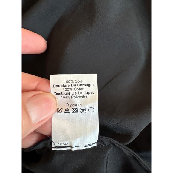 NWT J Crew Arabelle black strapless formal dress from the weddings parties line - Picture 6 of 6